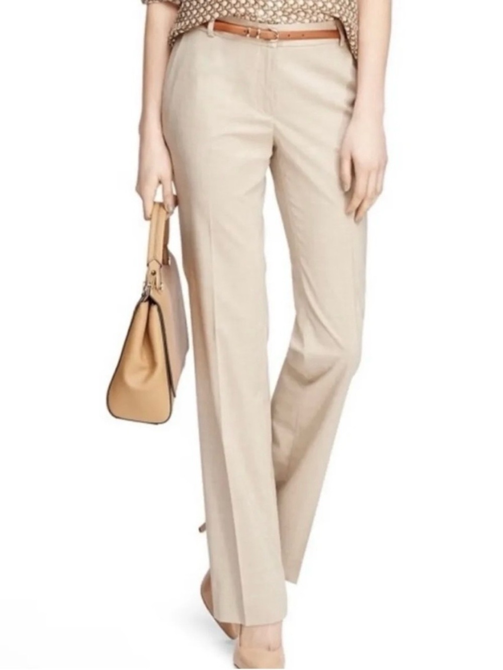 Brooks Brothers Lucia Fit Cotton Pants | Size: 10 | Small Hole on Zipper Flap